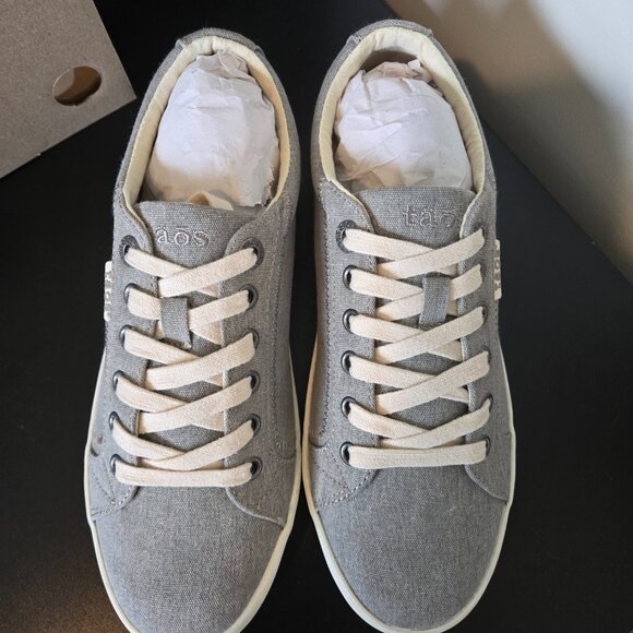 Taos Star Womens Canvas Sneaker - Grey Wash 8M - Picture 7 of 8